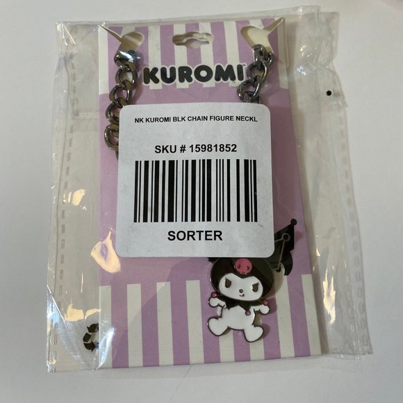 Sanrio 2022 Kuromi Charm Chain Necklace - Picture 6 of 8